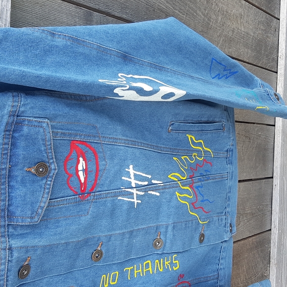 Unisex Brooklyn Cloth Denim Jacket Size XL New with tags - Picture 4 of 6